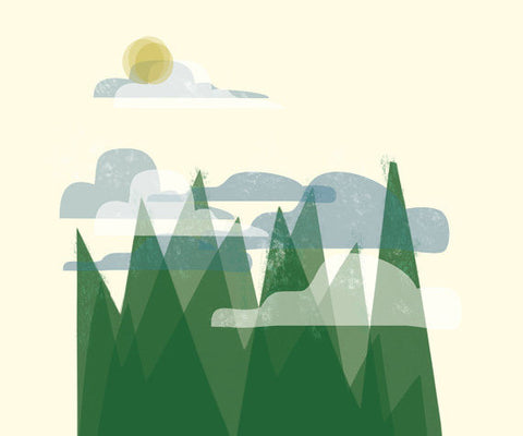 Mountains poster